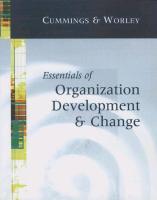 Essentials of Organization Development and Change
