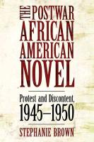 The Postwar African American Novel