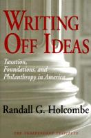 Writing Off Ideas