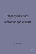 Property Relations, Incentives and Welfare: Proceedings of a Conference Held in Barcelona, Spain, by the International Economic Association