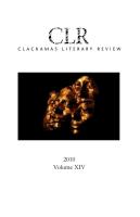 Clackamas Literary Review