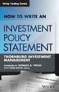 How to Write Investment Policy