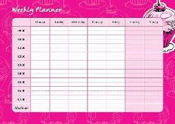 Weekly Planner - Cupcake