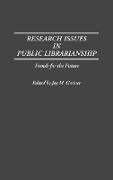 Research Issues in Public Librarianship