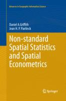 Non-standard Spatial Statistics and Spatial Econometrics