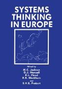 Systems Thinking in Europe