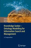 Knowledge Seeker - Ontology Modelling for Information Search and Management