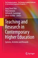 Teaching and Research in Contemporary Higher Education