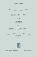 Jurisdiction Over Crimes on Board Aircraft