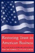 Restoring Trust in American Business