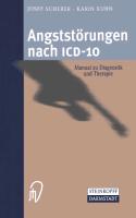 Angststörungen nach ICD-10