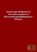 Gesetz über Statistiken im Dienstleistungsbereich (Dienstleistungsstatistikgesetz - DlStatG)