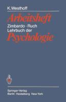 Lehrbuch der Psychologie