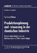 Produktionsplanung und -steuerung in der chemischen Industrie