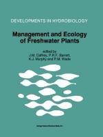 Management and Ecology of Freshwater Plants