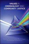 Values in Criminology and Community Justice