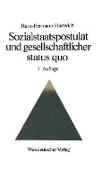 Sozialstaatspostulat und gesellschaftlicher status quo