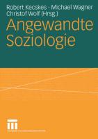 Angewandte Soziologie