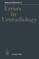 Errors in Uroradiology