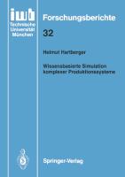 Wissensbasierte Simulation komplexer Produktionssysteme