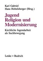 Jugend, Religion und Modernisierung
