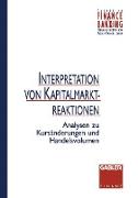 Interpretation von Kapitalmarktreaktionen