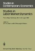 Studies in Labor Market Dynamics