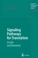Signaling Pathways for Translation