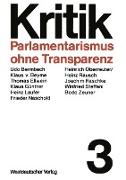 Parlamentarismus ohne Transparenz