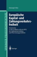 Europäische Kapital- und Zahlungsverkehrsfreiheit