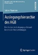 Auslegungshierarchie des HGB