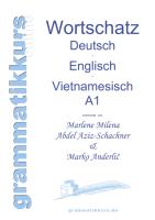 Wörterbuch Deutsch - Englisch -Vietnamesisch A1