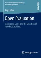 Open Evaluation