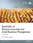 Essentials of Entrepreneurship and Small Business Management , Global Edition