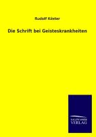 Die Schrift bei Geisteskrankheiten