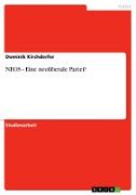 NEOS - Eine neoliberale Partei?