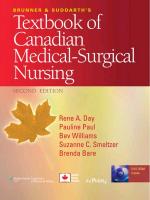 Day, Brunner and Suddarth's Textbook of Canadian Medical-Surgical Nursing, 2e & Docucare Six-Month Access Package