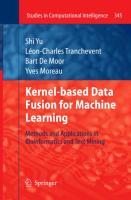 Kernel-based Data Fusion for Machine Learning