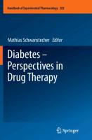 Diabetes - Perspectives in Drug Therapy