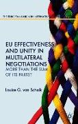 EU Effectiveness and Unity in Multilateral Negotiations