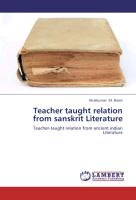 Teacher taught relation from sanskrit Literature