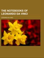 The Notebooks of Leonardo Da Vinci Volume 1