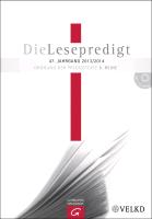 Die Lesepredigt 2013/2014