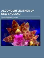 Algonquin Legends of New England