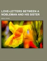 Love-Letters Between a Nobleman and His Sister