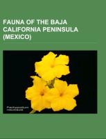 Fauna of the Baja California Peninsula (Mexico)