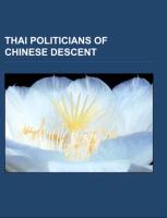 Thai politicians of Chinese descent