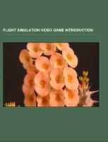 Flight simulation video game Introduction