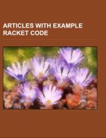 Articles with example Racket code