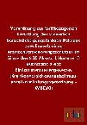 Verordnung zur tarifbezogenen Ermittlung der steuerlich berücksichtigungsfähigen Beiträge zum Erwerb eines Krankenversicherungsschutzes im Sinne des § 10 Absatz 1 Nummer 3 Buchstabe a des Einkommensteuergesetzes (Krankenversicherungsbeitrags- anteil-Ermit